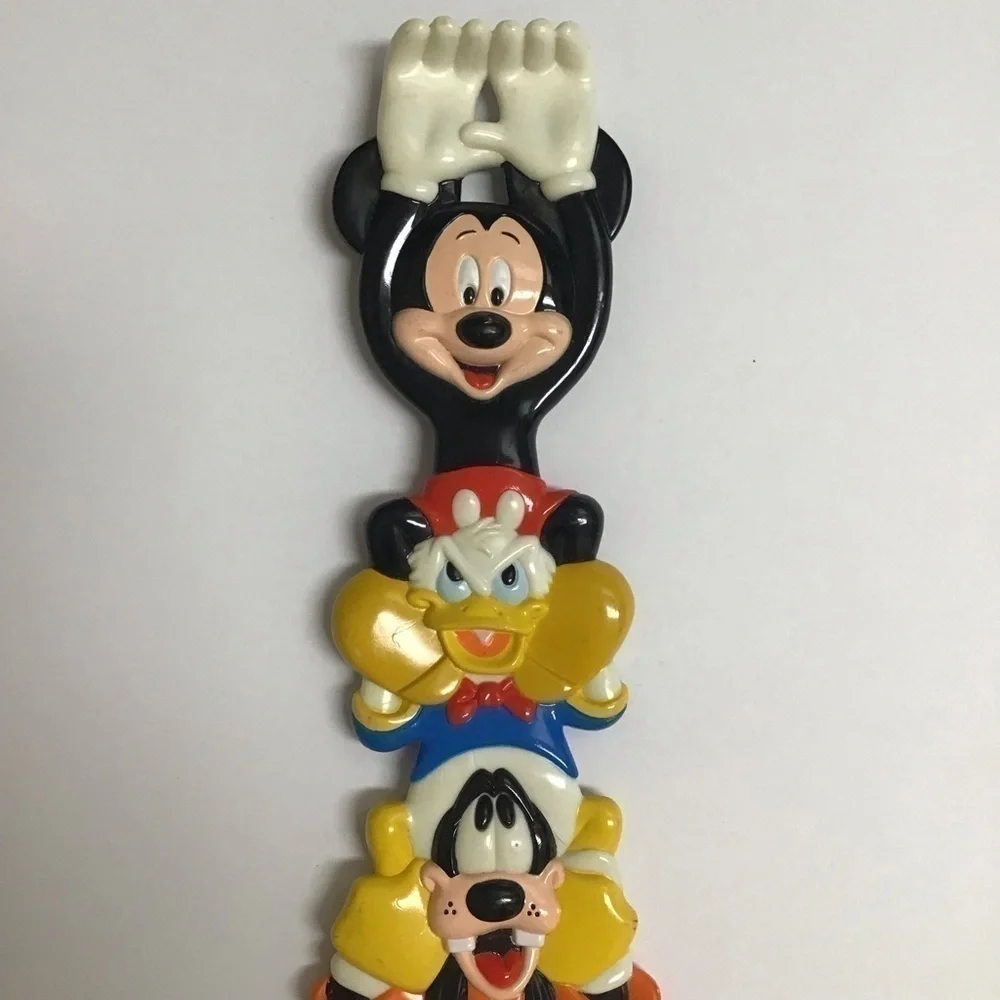 Disney Parks Back Scratcher Totem Pole Goofy Donald & Mickey Classic 15